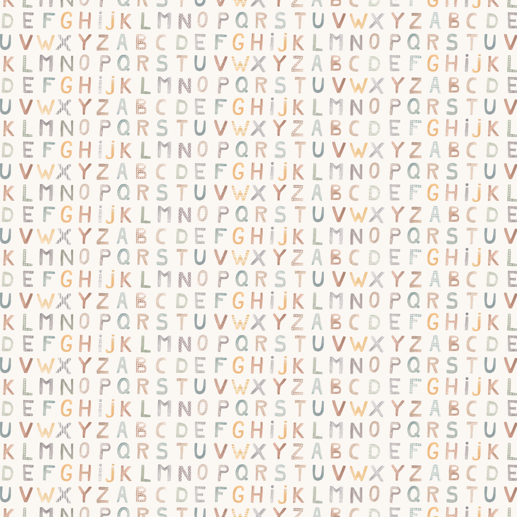 Cotton-tale Alphabet - Cream