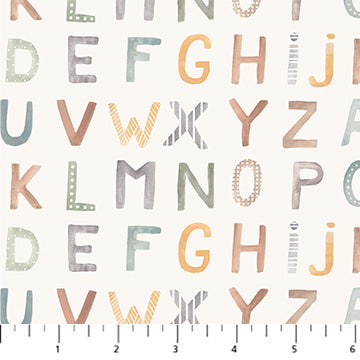 Cotton-tale Alphabet - Cream