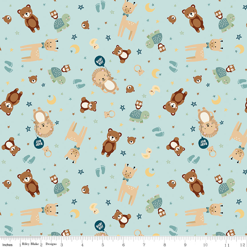 Baby Boy Animals - Blue