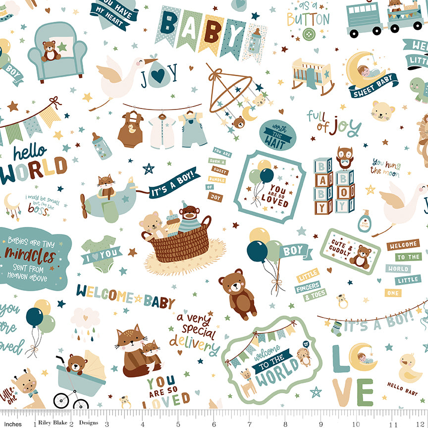 Baby Boy Main - White