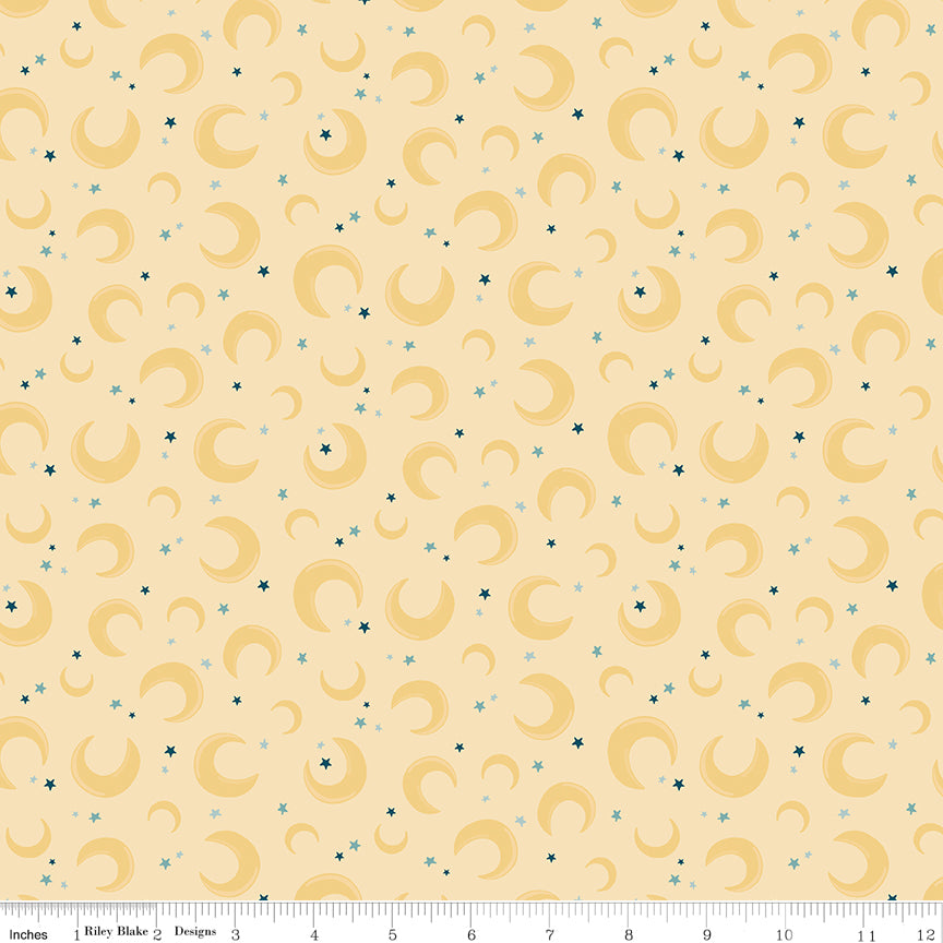 Baby Boy Moons - Yellow